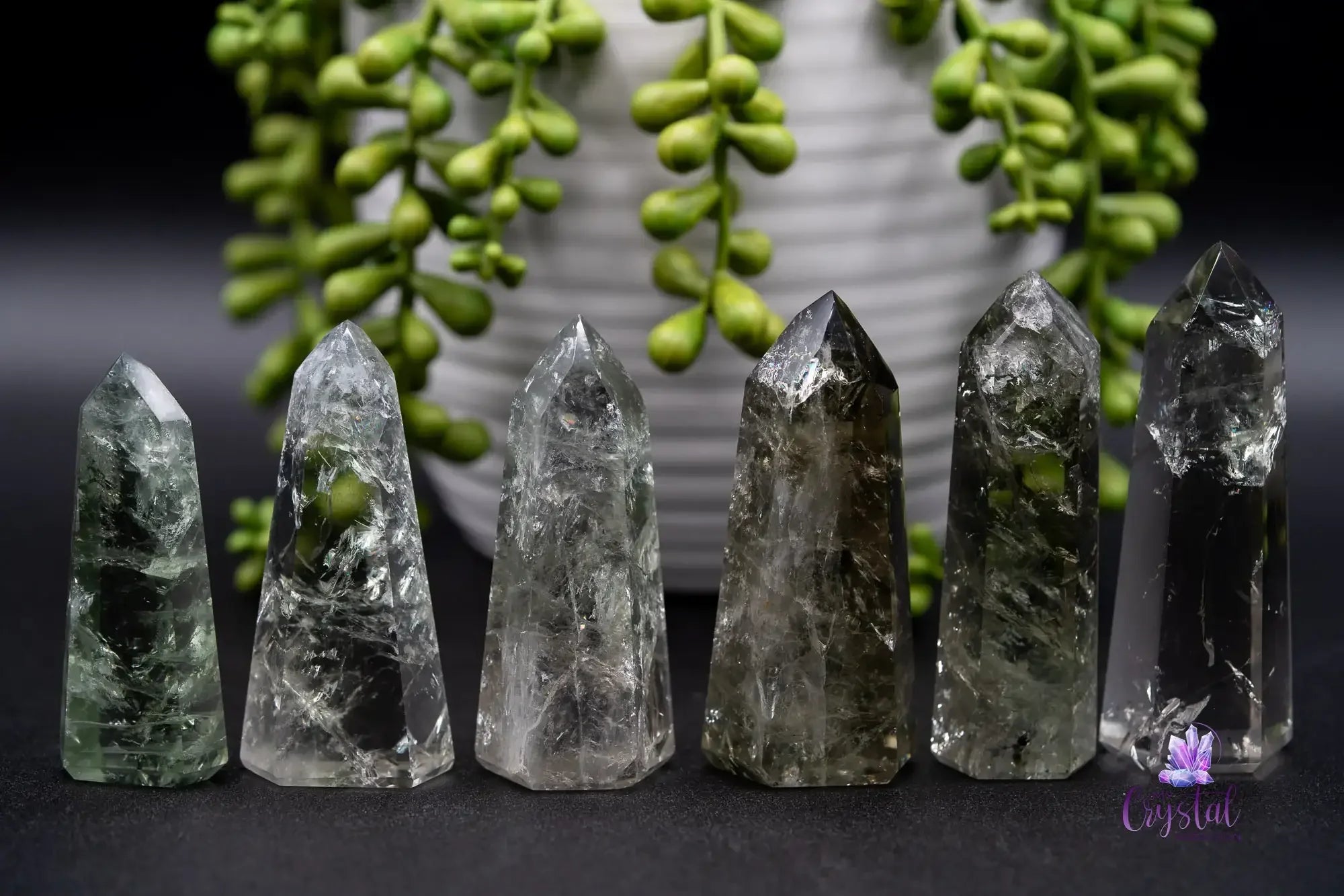 Prasiolite Tower - 36mm-77mm - My Crystal Addiction