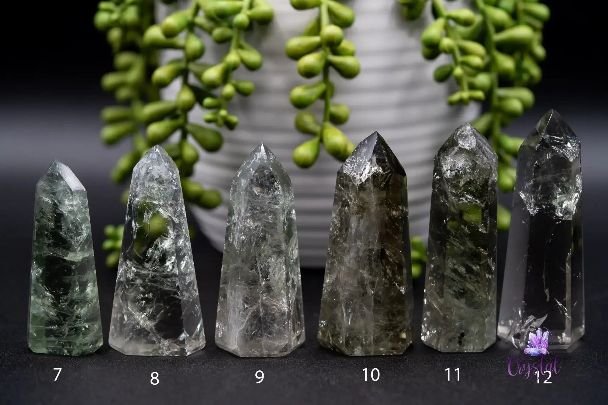 Prasiolite Tower - 36mm-77mm - My Crystal Addiction