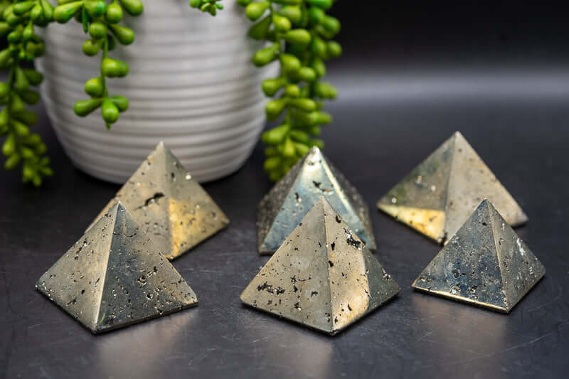 Pyrite Pyramid Carving - My Crystal Addiction