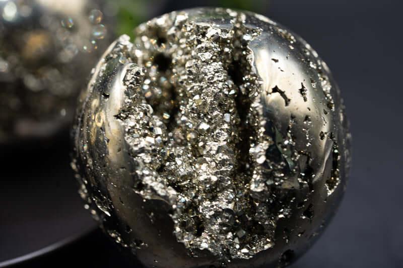 Pyrite Sphere - 1.5-2" - Druzy - My Crystal Addiction