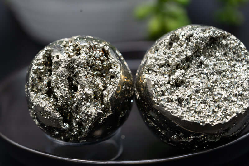 Pyrite Sphere - 2"-2.5" - Druzy - My Crystal Addiction