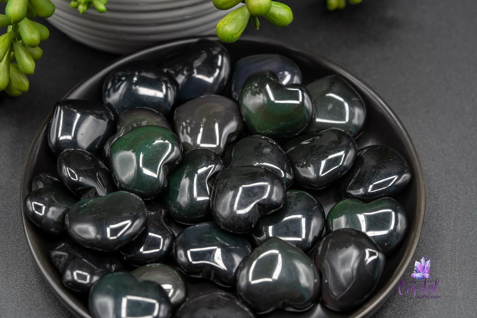 Rainbow Obsidian Heart Carving - My Crystal Addiction