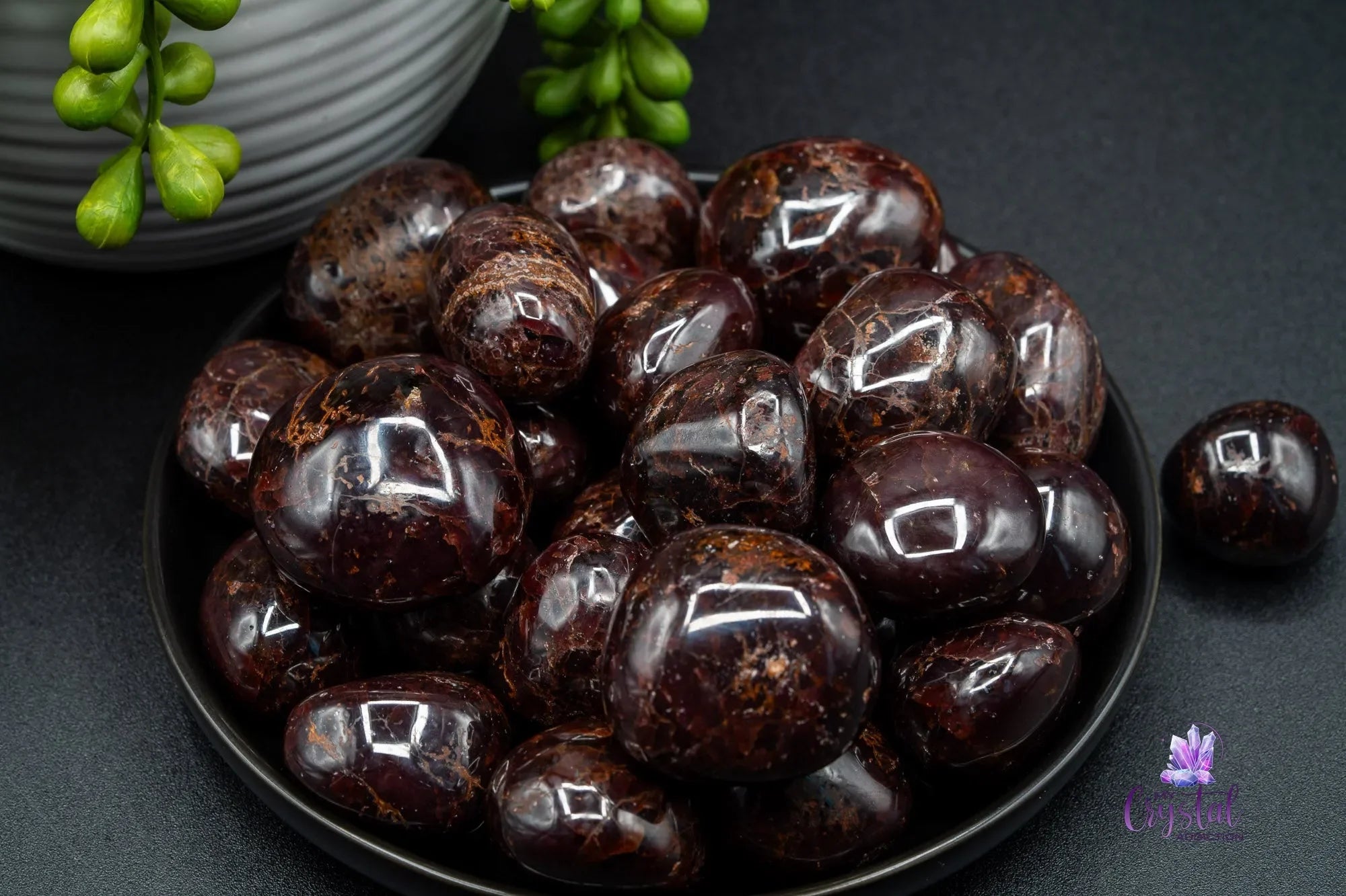 Red Garnet Tumble - My Crystal Addiction