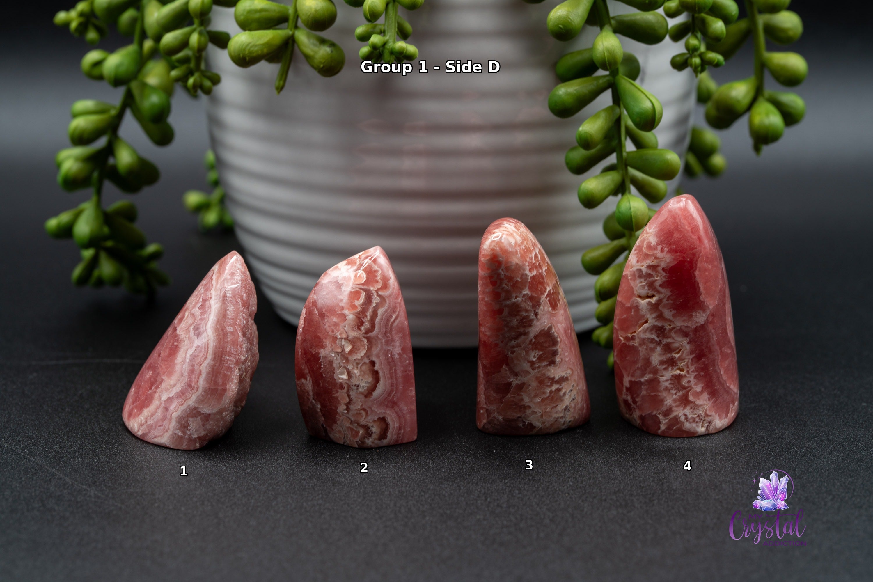 Rhodochrosite Freeform - High Quality - Heart Chakra - My Crystal Addiction