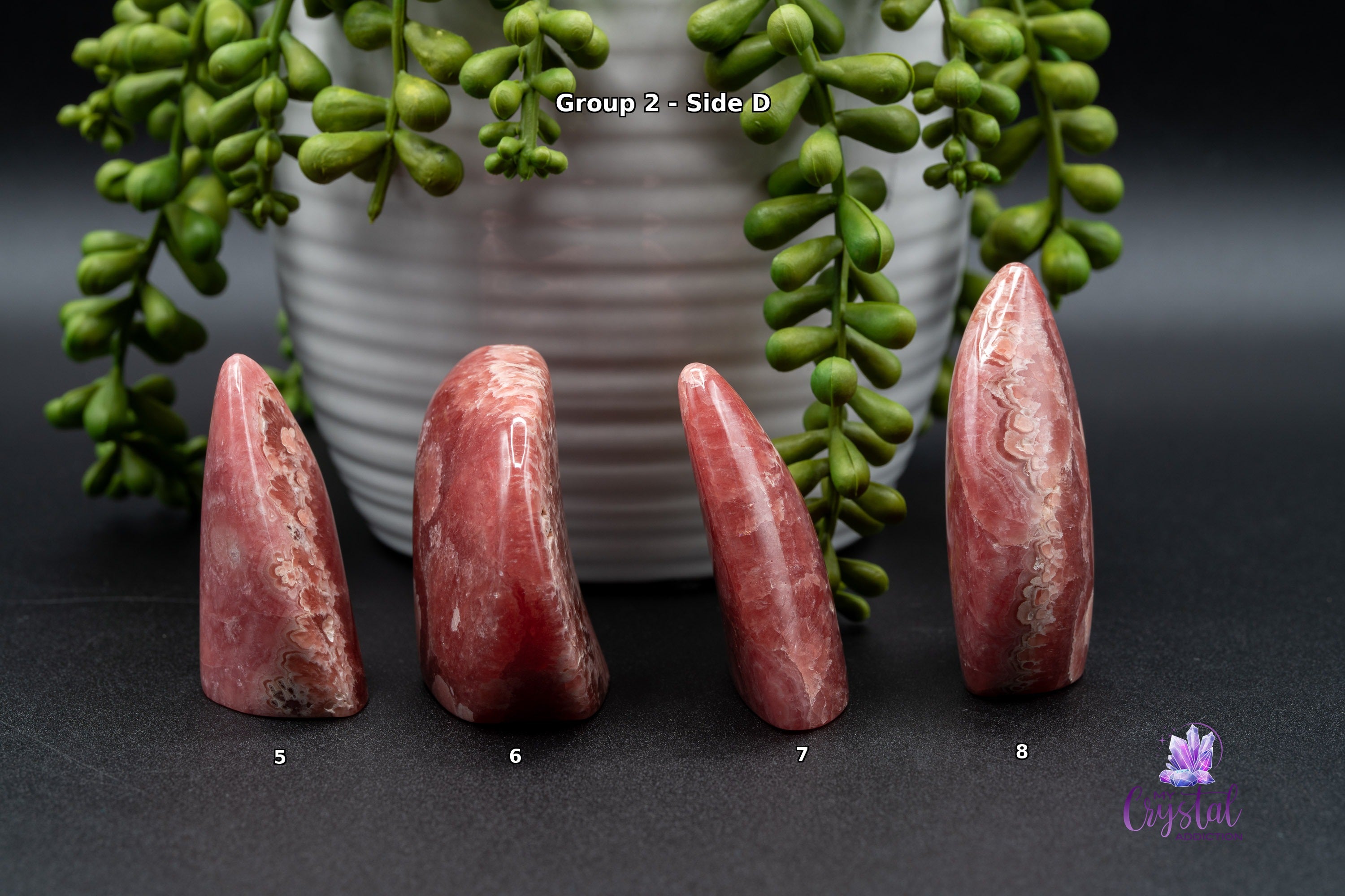 Rhodochrosite Freeform - High Quality - Heart Chakra - My Crystal Addiction