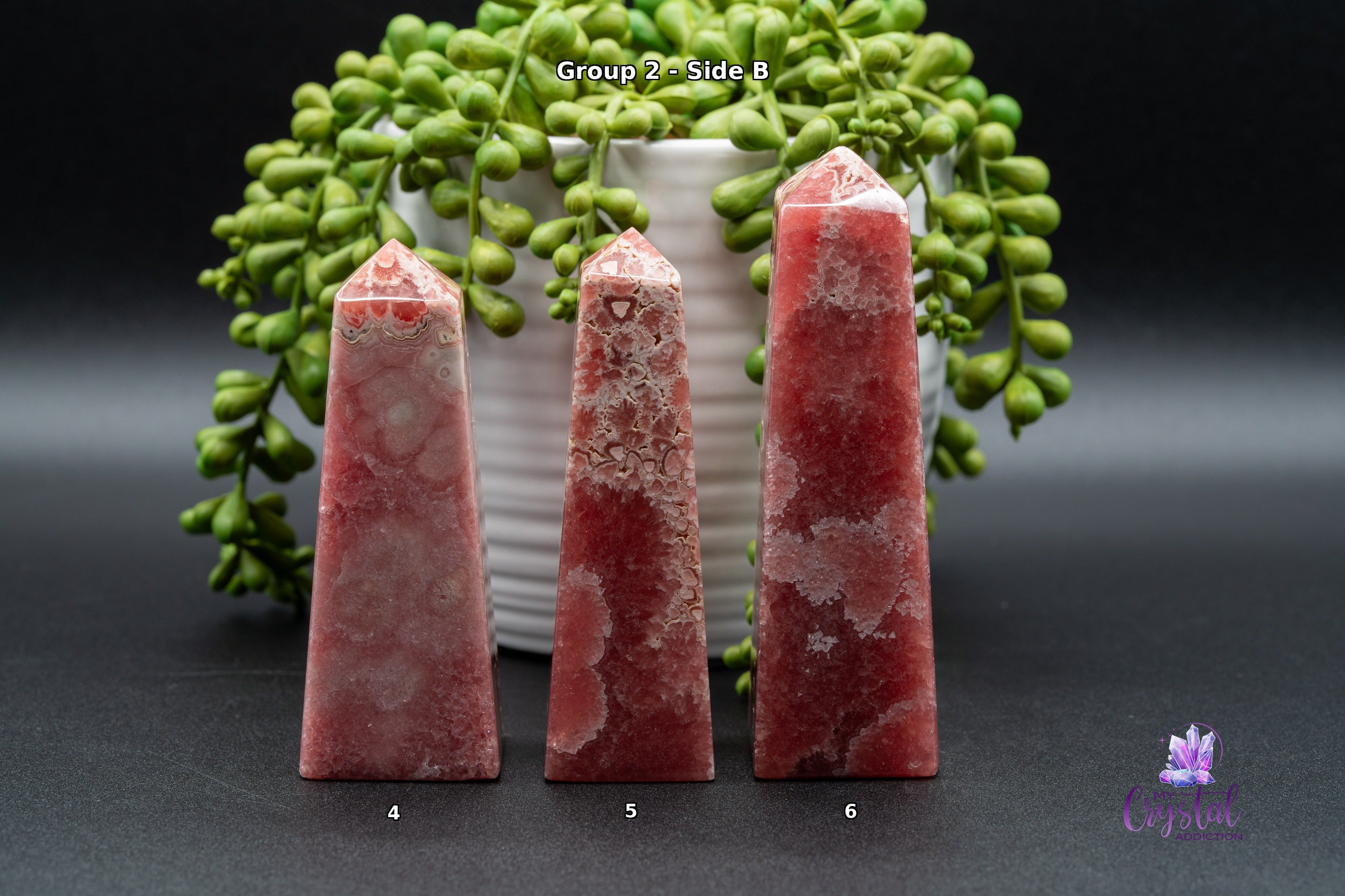 Rhodochrosite Tower - High Quality - Heart Chakra - My Crystal Addiction