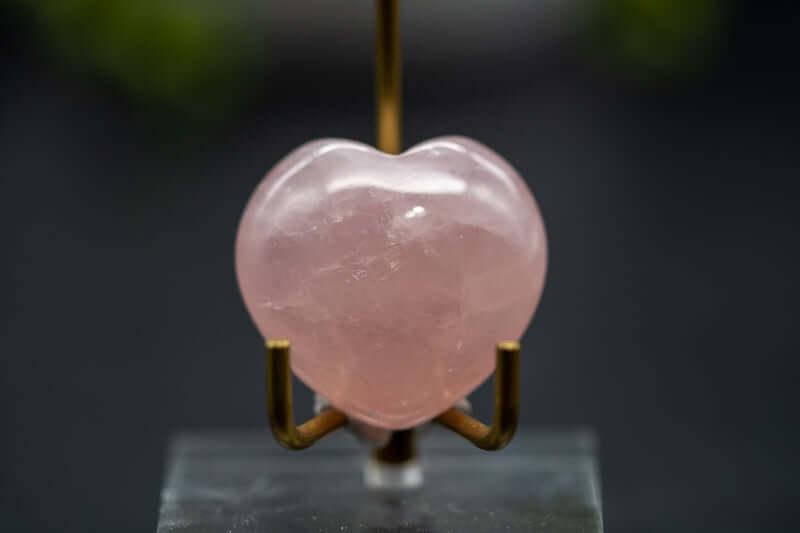 Rose Quartz Heart - My Crystal Addiction