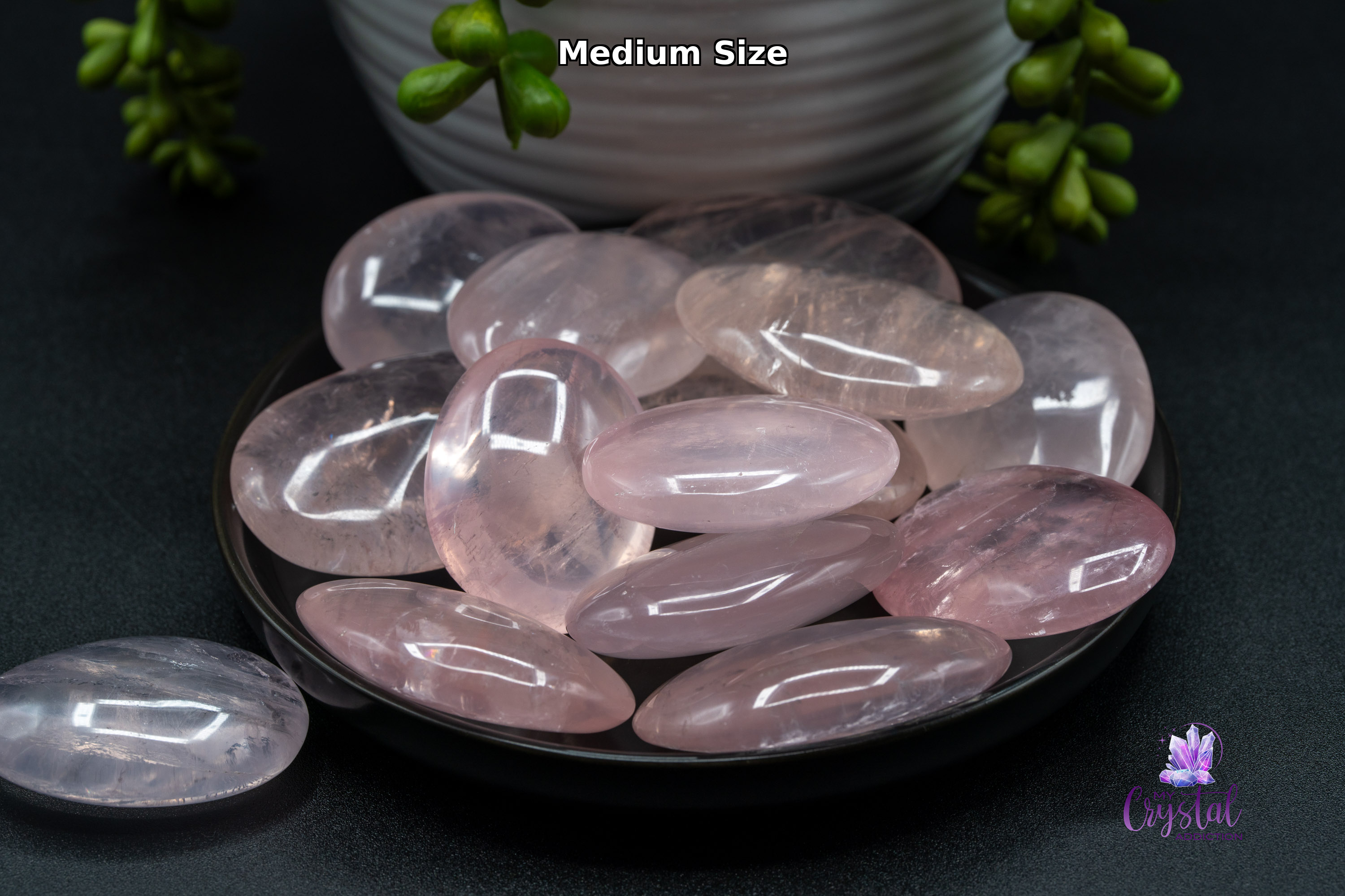 Rose Quartz Palm - My Crystal Addiction