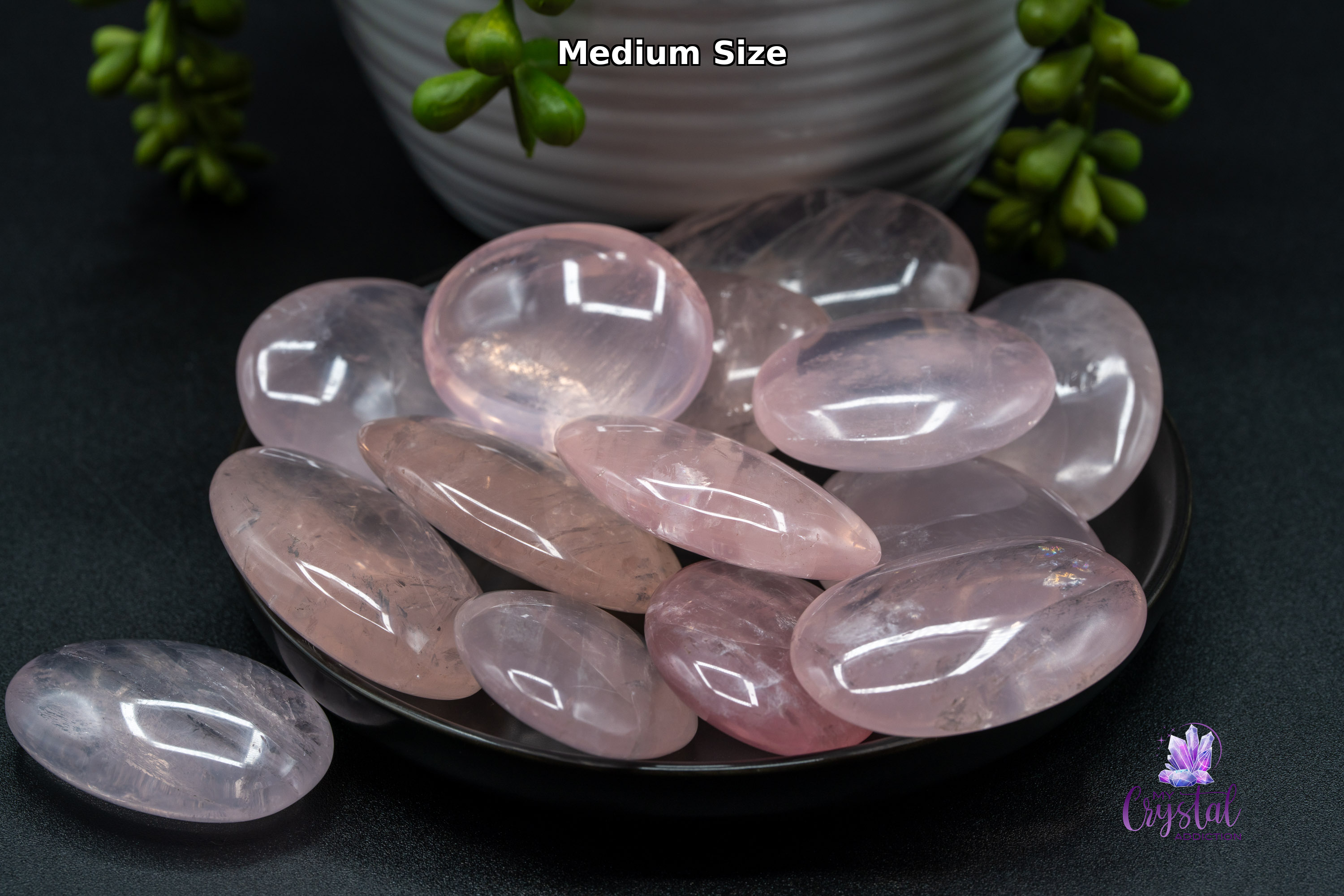 Rose Quartz Palm - My Crystal Addiction