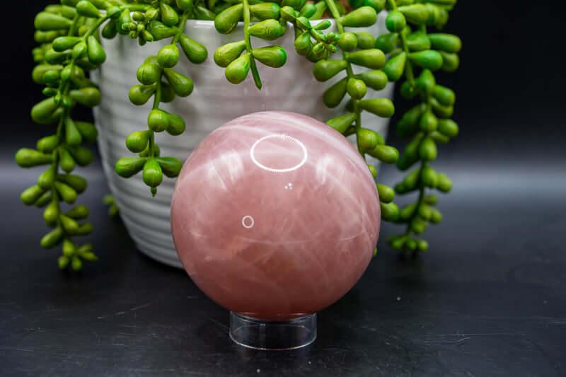 Rose Quartz Sphere - 2.5" - My Crystal Addiction