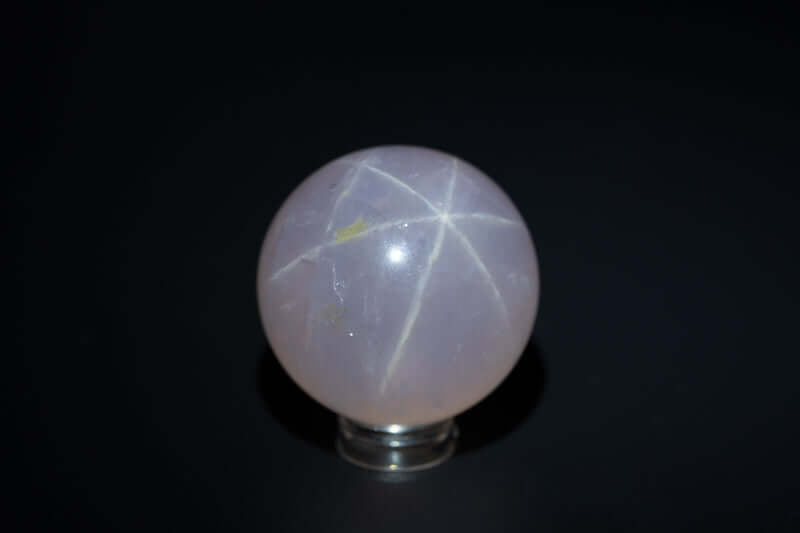 Rose Quartz Sphere w/Star 45mm-48mm - My Crystal Addiction