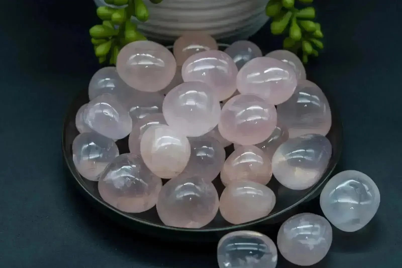 Rose Quartz Tumble - from Mozambique - My Crystal Addiction