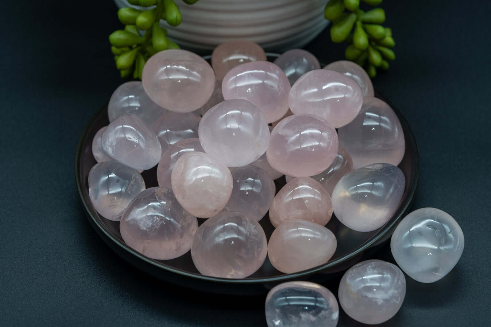 Rose Quartz Tumbles - from Mozambique - My Crystal Addiction
