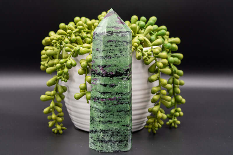 Ruby Zoisite Tower 6" - My Crystal Addiction