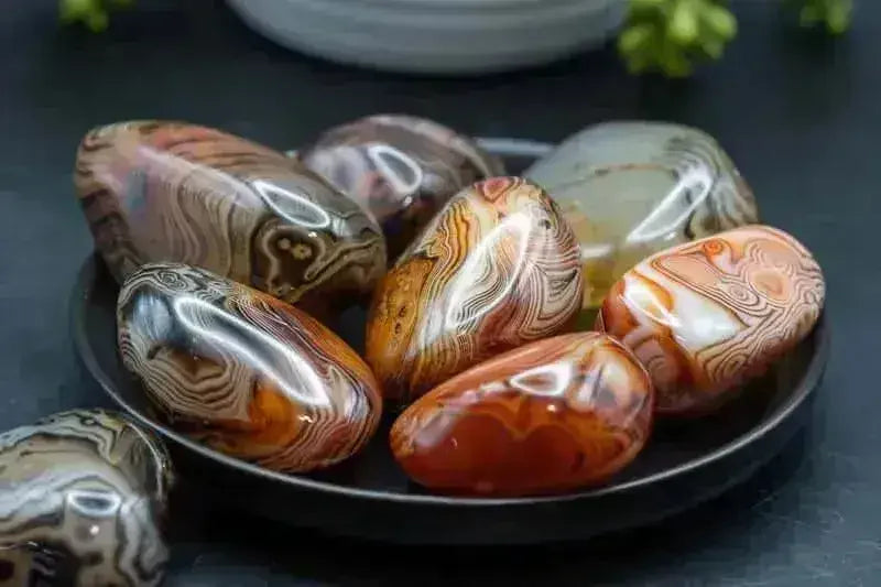 Sardonyx Tumble Stone - Root Chakra - My Crystal Addiction