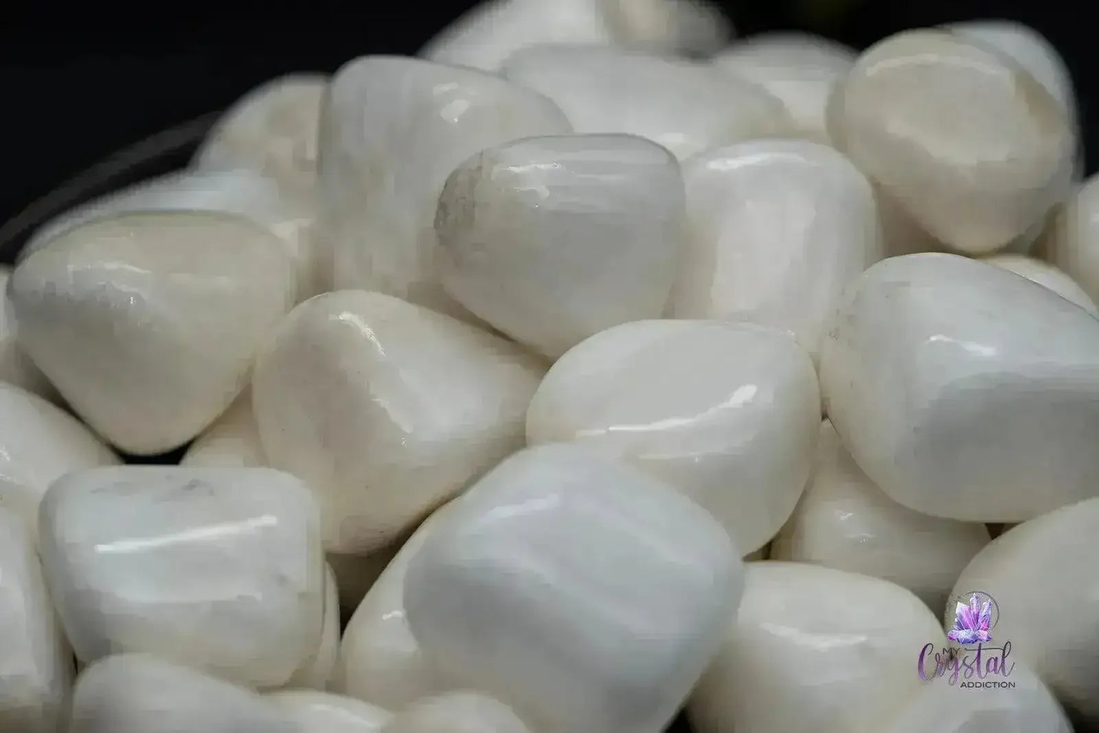 Scolecite Tumble Stone - Crown Chakra - My Crystal Addiction