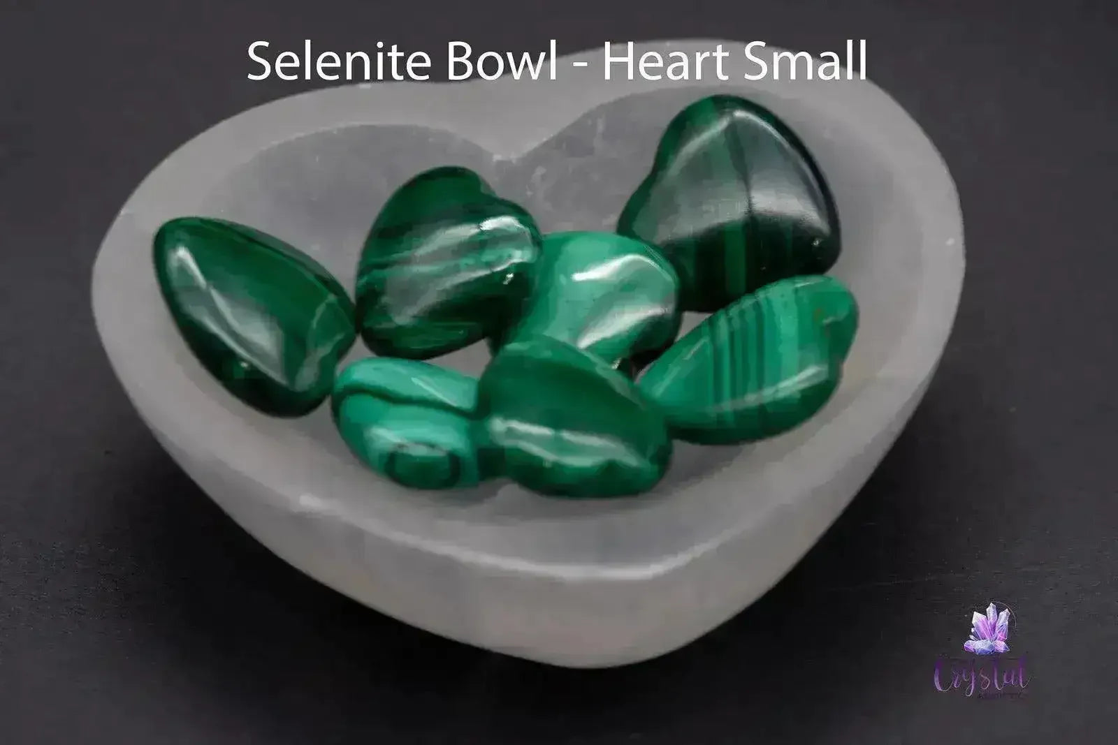 Selenite Heart Bowl 2.2"-4" – Crystal Energy Dish - My Crystal Addiction