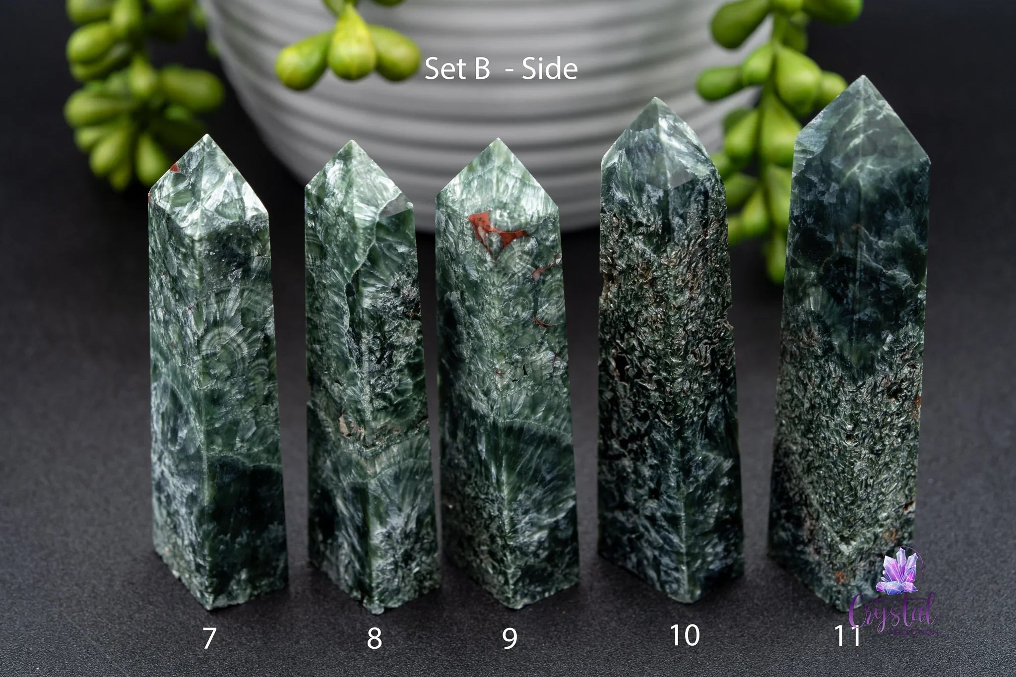 Seraphinite Tower - 76-83mm -  Angelic Healing - My Crystal Addiction