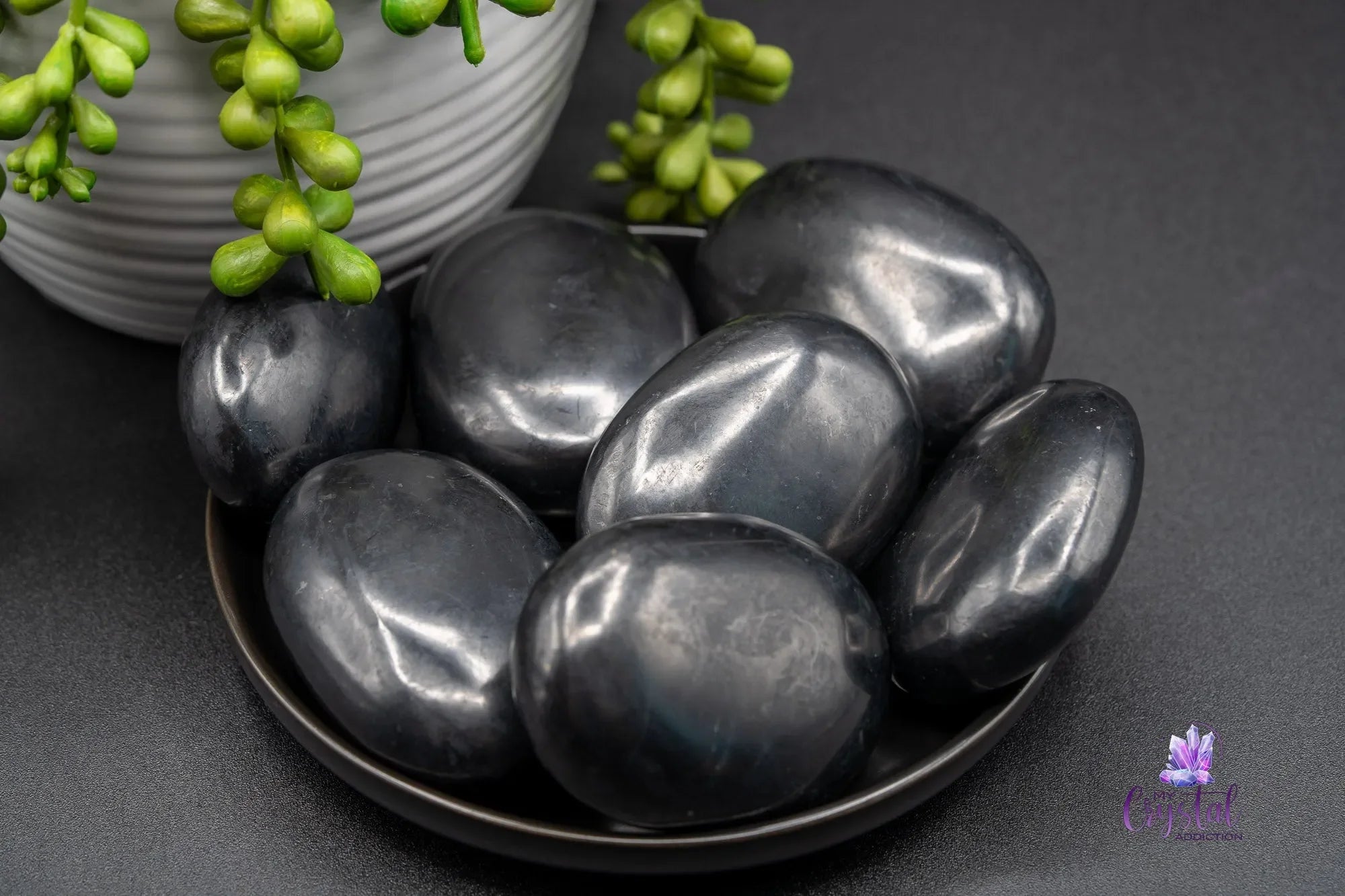 Shungite Palm Stone 50-60mm - Healing Stones - My Crystal Addiction