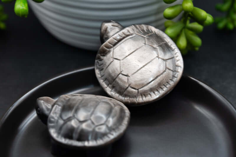 Silver Sheen Obsidian Carving - Turtle - My Crystal Addiction
