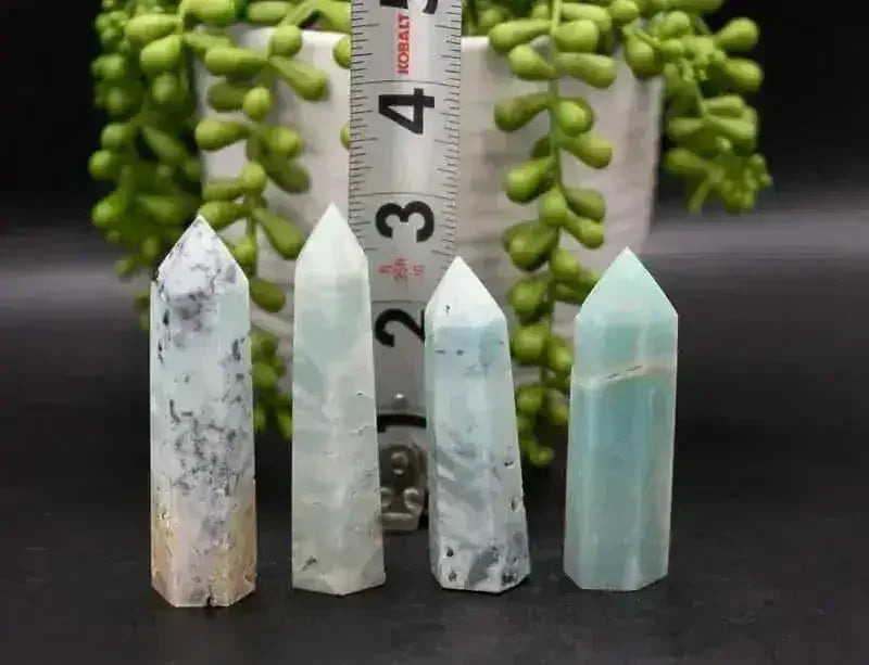 Sky Amazonite Tower - Root Chakra - My Crystal Addiction