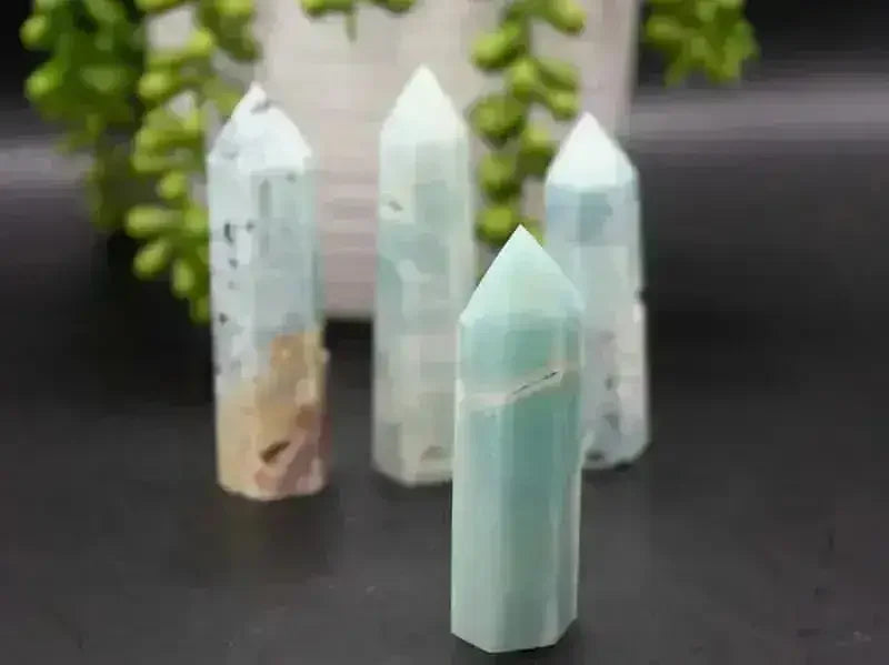 Sky Amazonite Tower - Root Chakra - My Crystal Addiction