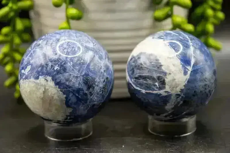Sodalite Sphere - Throat Chakra - My Crystal Addiction