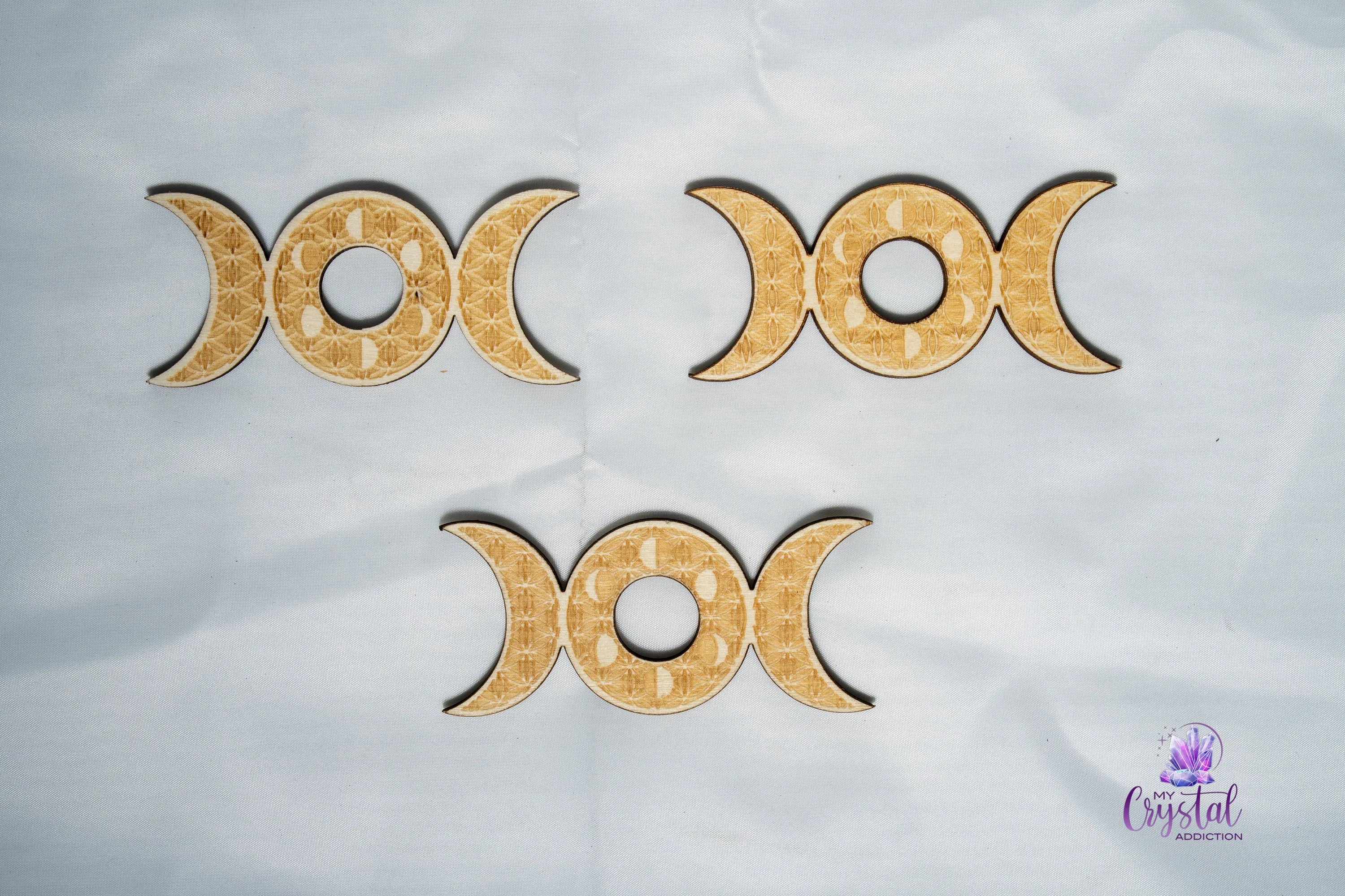 Triple Moon Sphere Stand - My Crystal Addiction