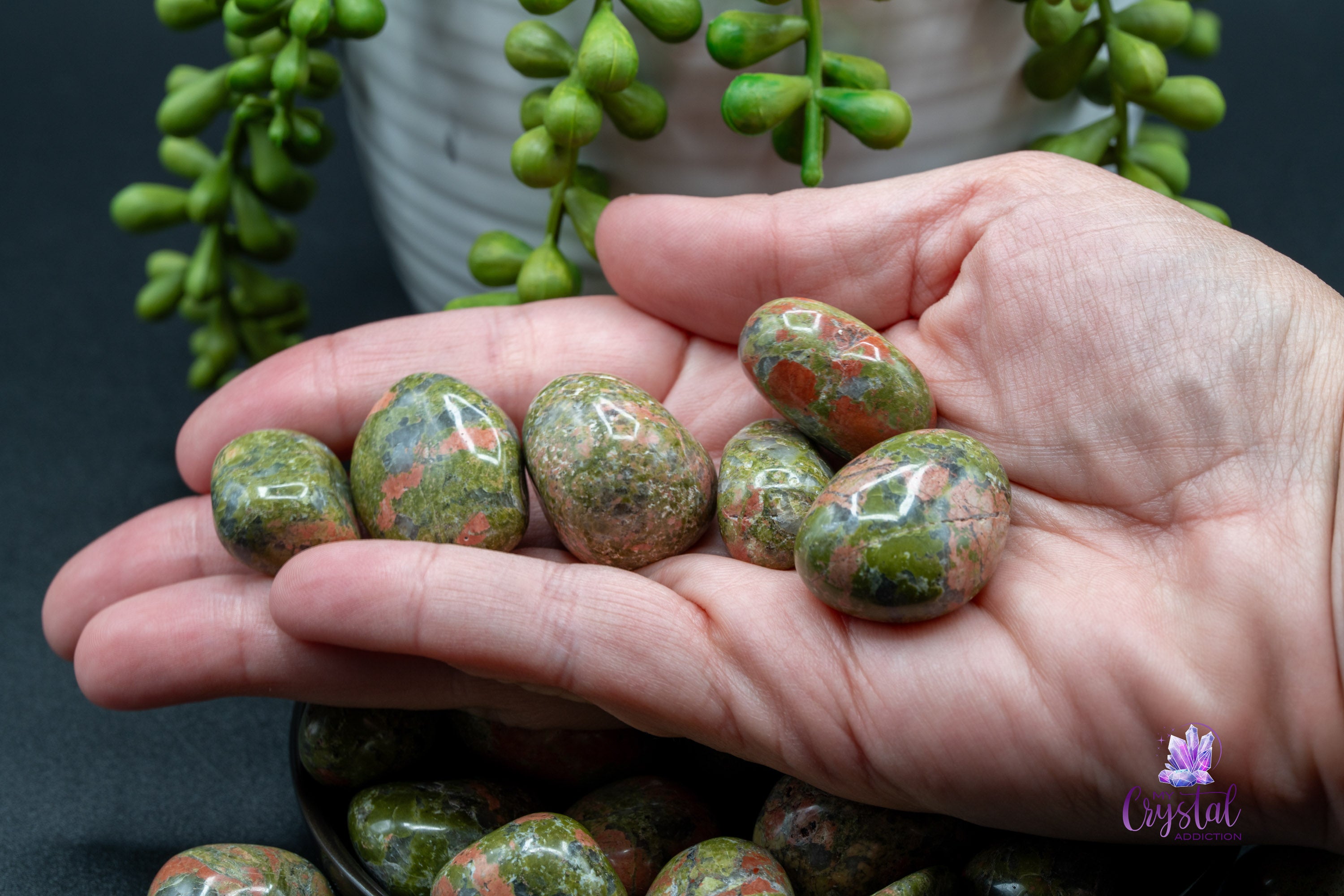 Unakite Tumble for Emotional Healing & Balance - My Crystal Addiction