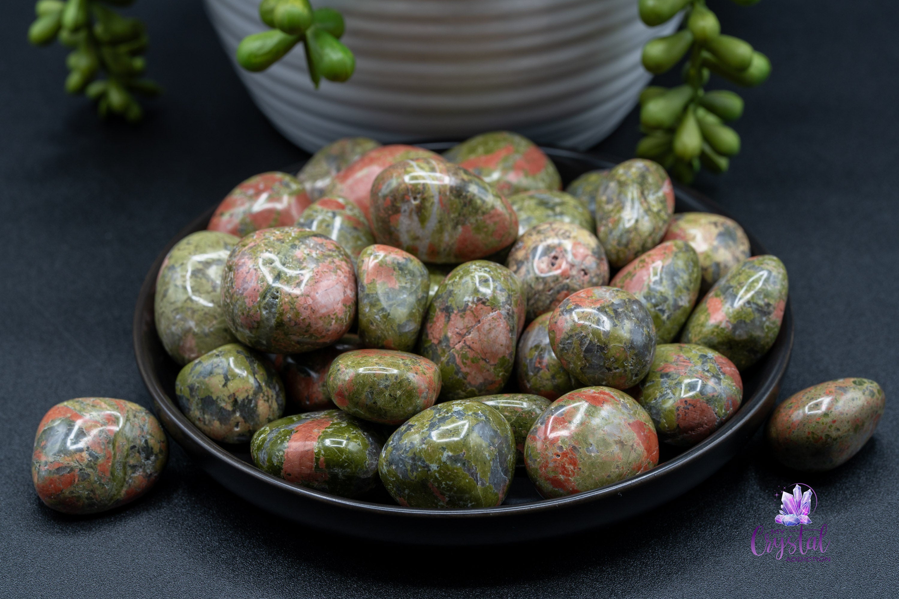 Unakite Tumble for Emotional Healing & Balance - My Crystal Addiction