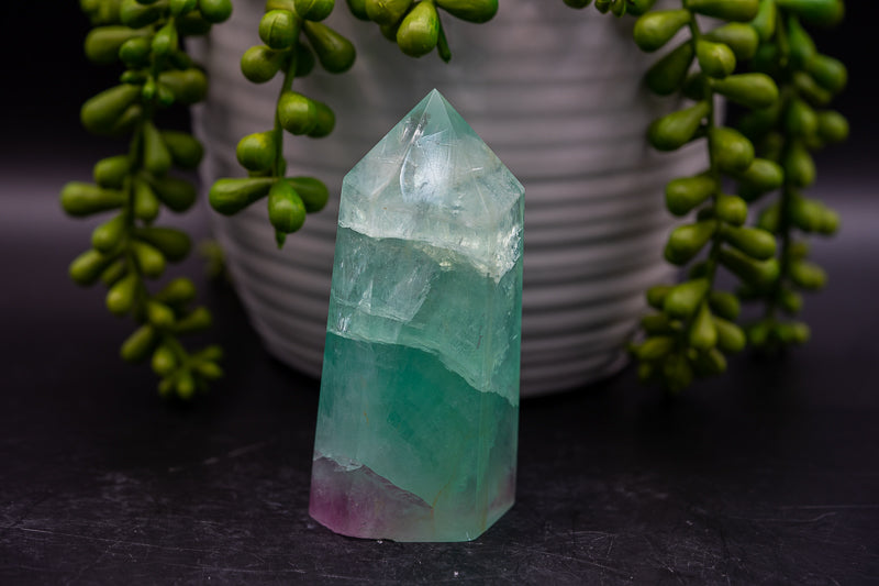 Watermelon Fluorite Tower - Third Eye Chakra - My Crystal Addiction