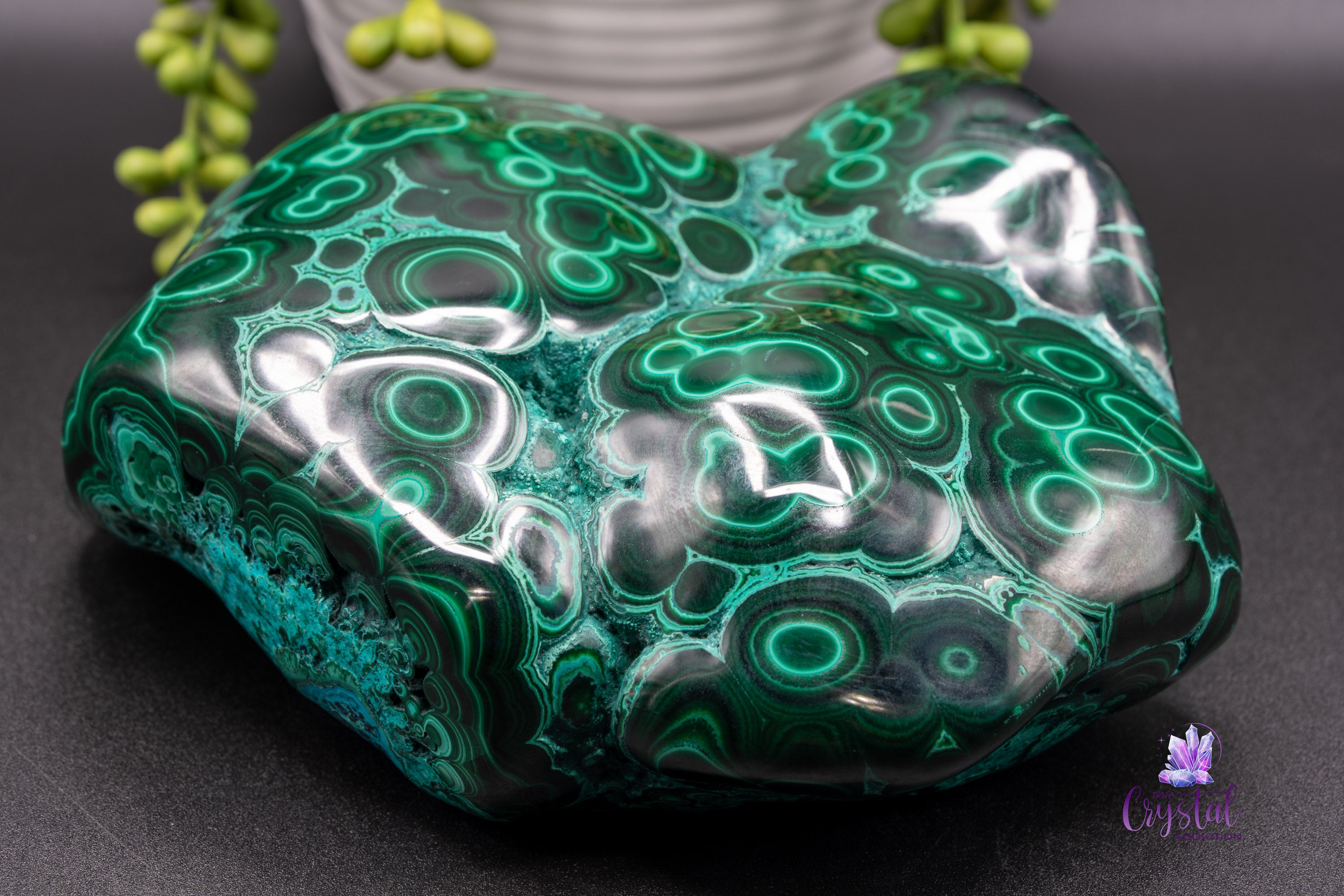Malacolla Freeform - Malachite & Chrysocolla - My Crystal Addiction
