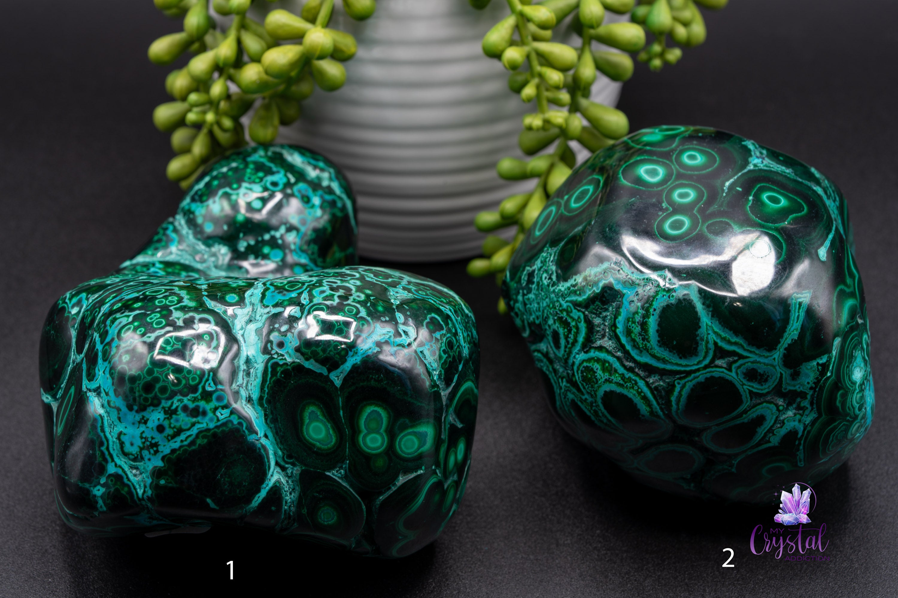 Malacolla Freeform - Malachite & Chrysocolla - My Crystal Addiction