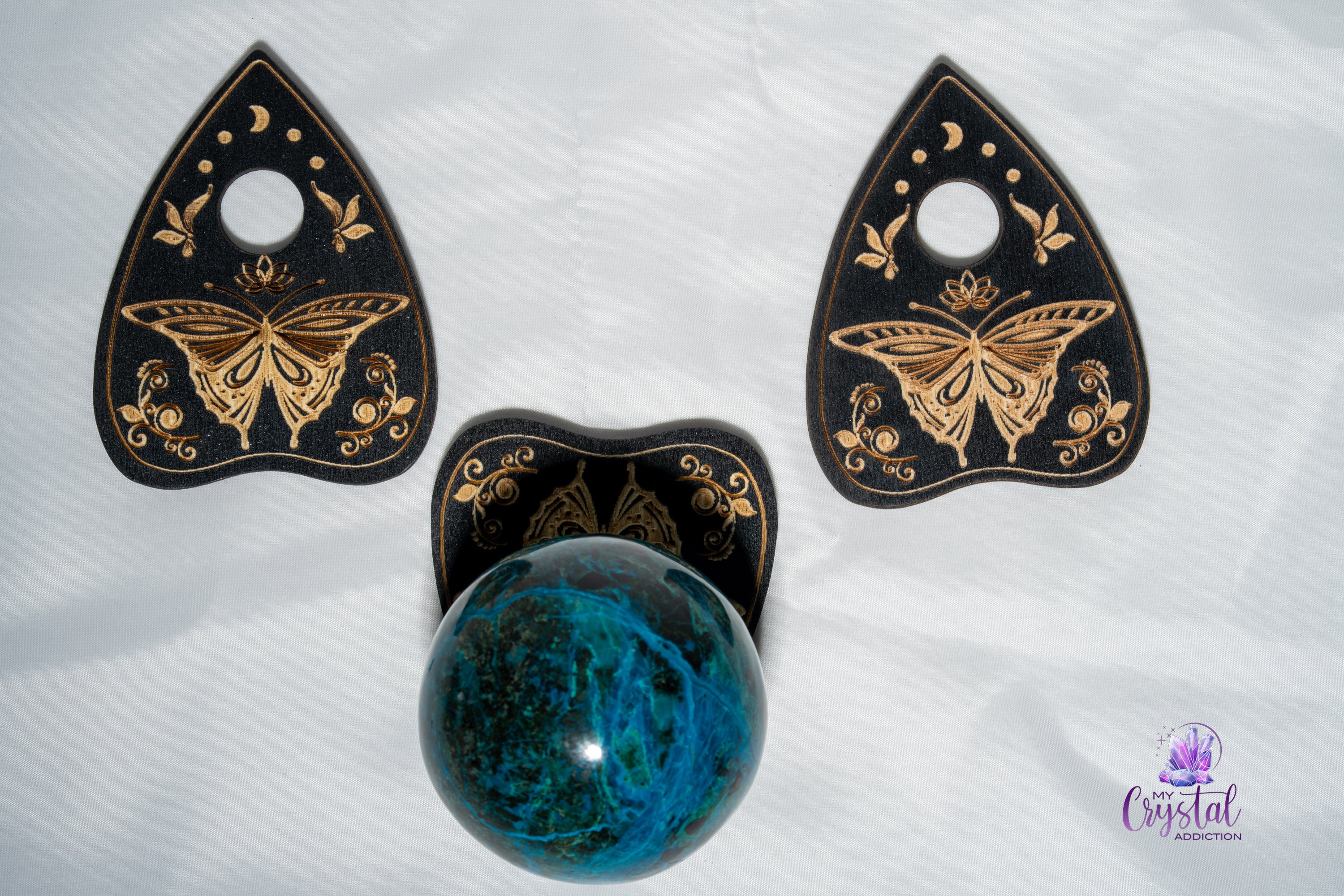 Butterfly Planchette Sphere Stand - My Crystal Addiction