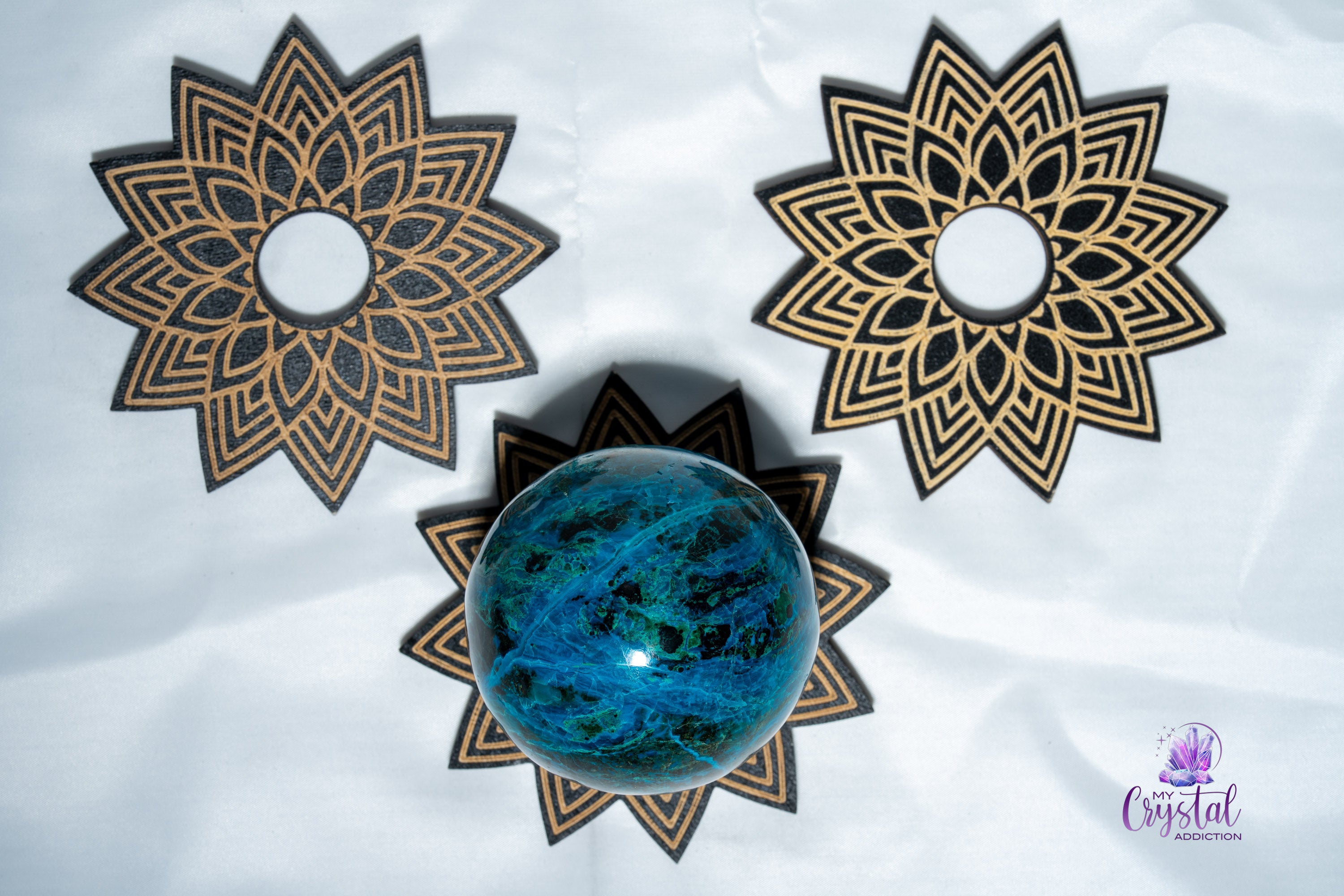 Mandala Sphere Stand - My Crystal Addiction