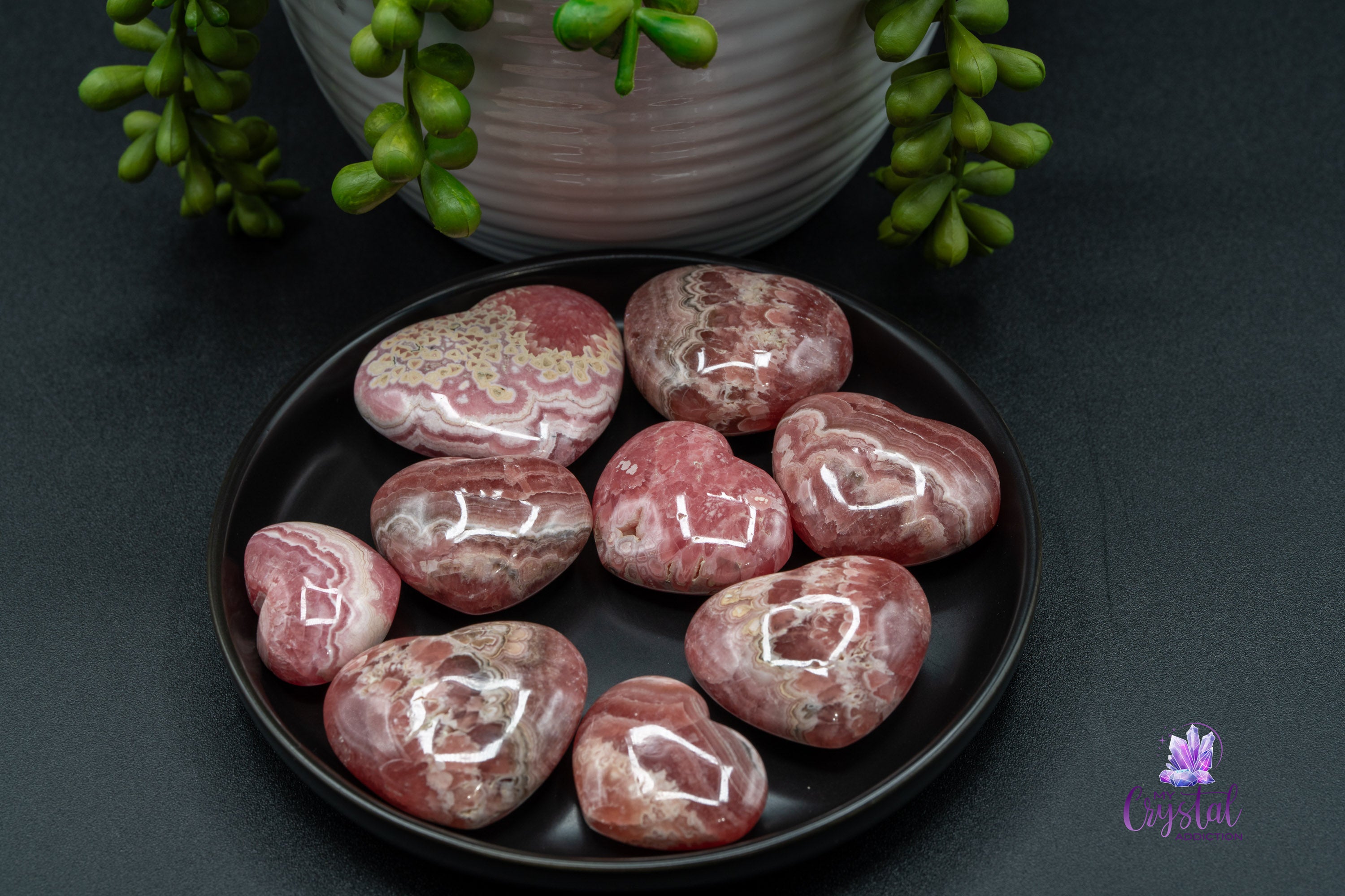 Rhodochrosite Carving Heart from Argentina 02