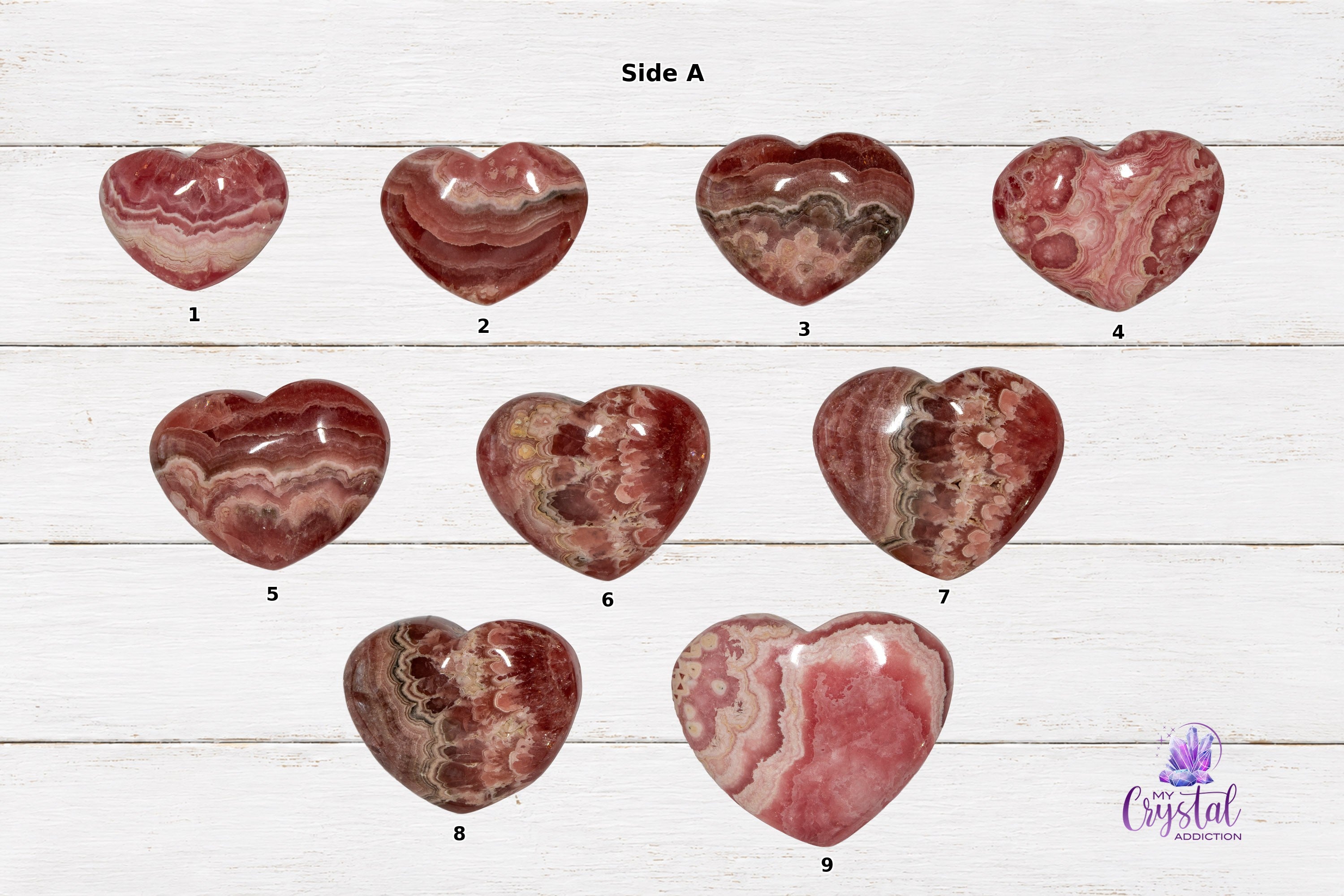 Rhodochrosite Carving Heart from Argentina 03