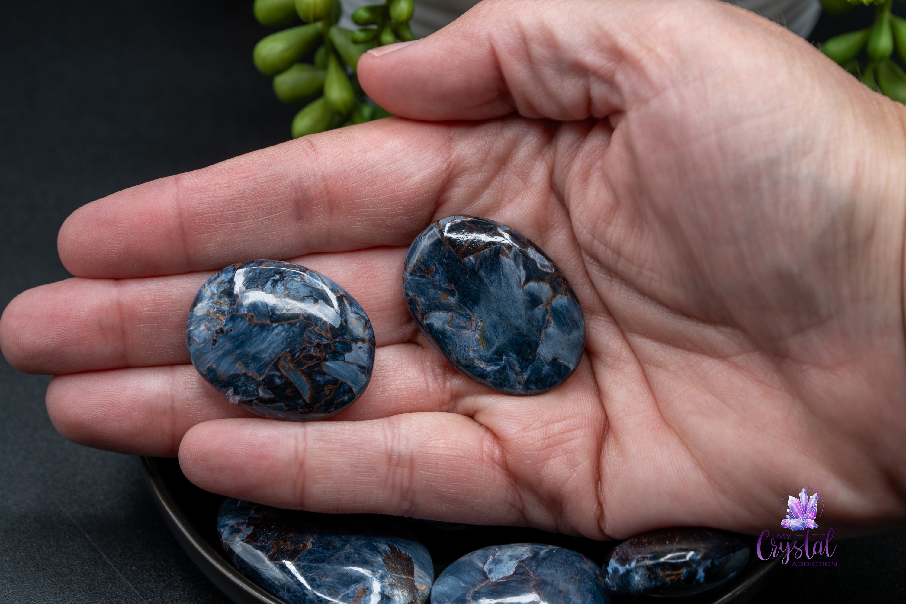 High Quality Pietersite Mini Palm Stone - My Crystal Addiction