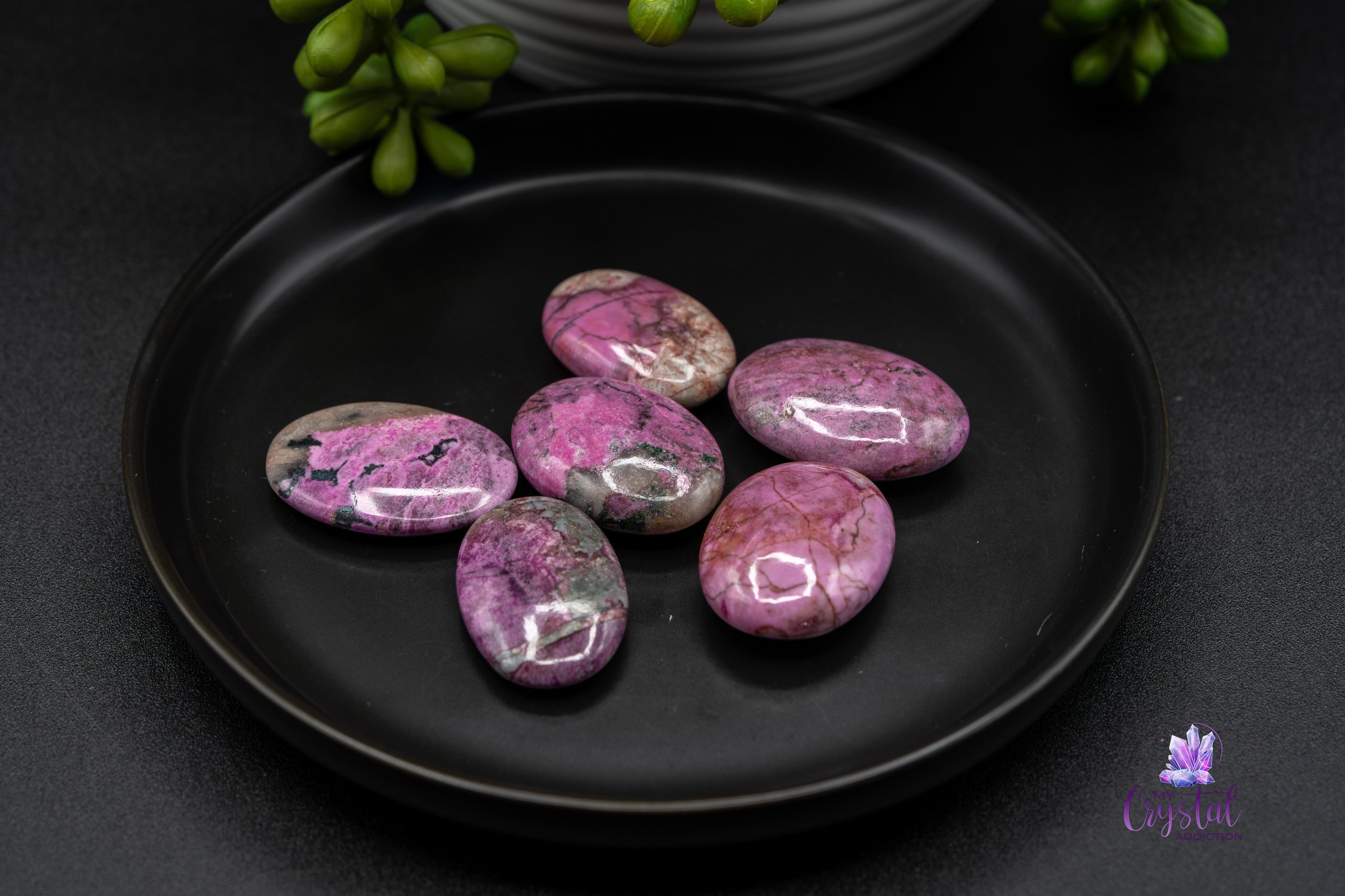 High Quality Cobalto Calcite Mini Palm Stone - My Crystal Addiction