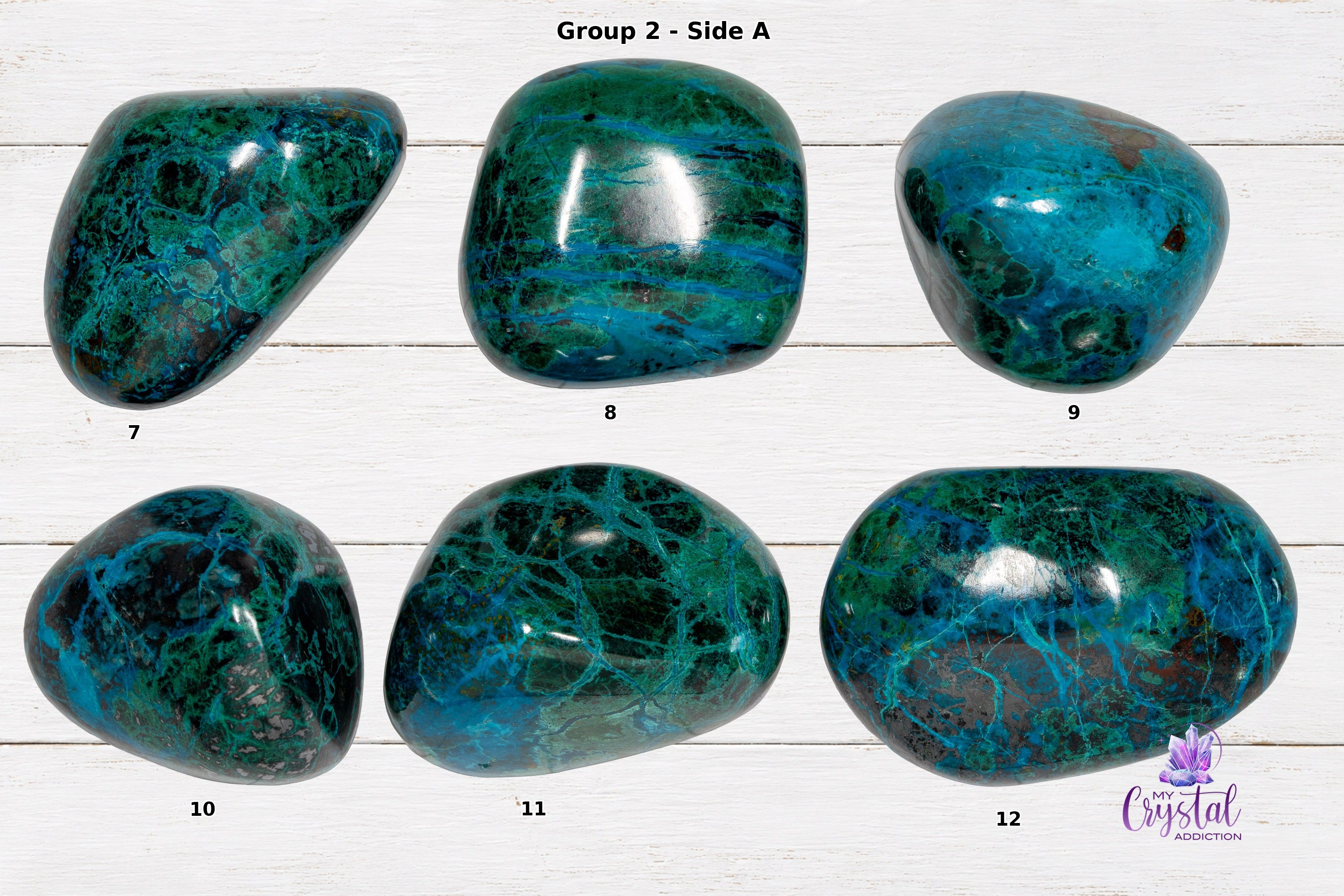 Chrysocolla Freeforms - High Grade - Throat Chakra 04