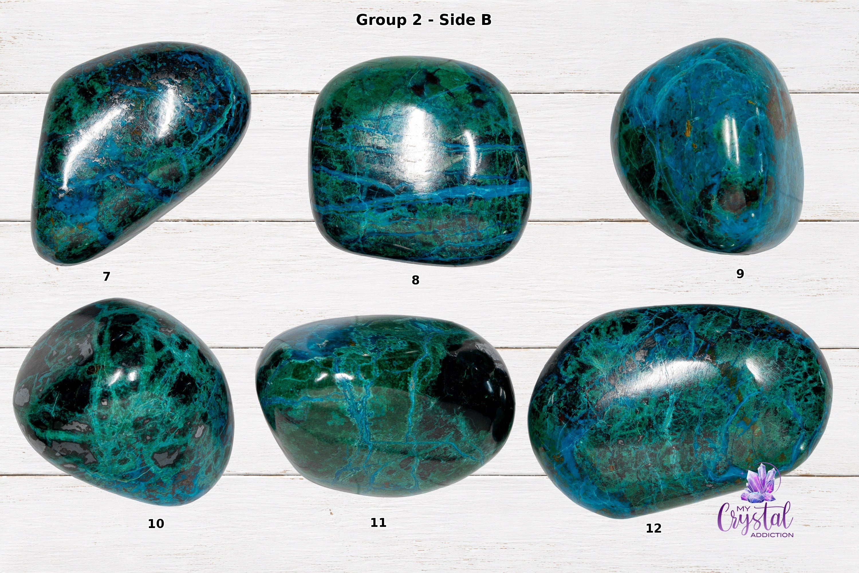 Chrysocolla Freeforms - High Grade - Throat Chakra 05