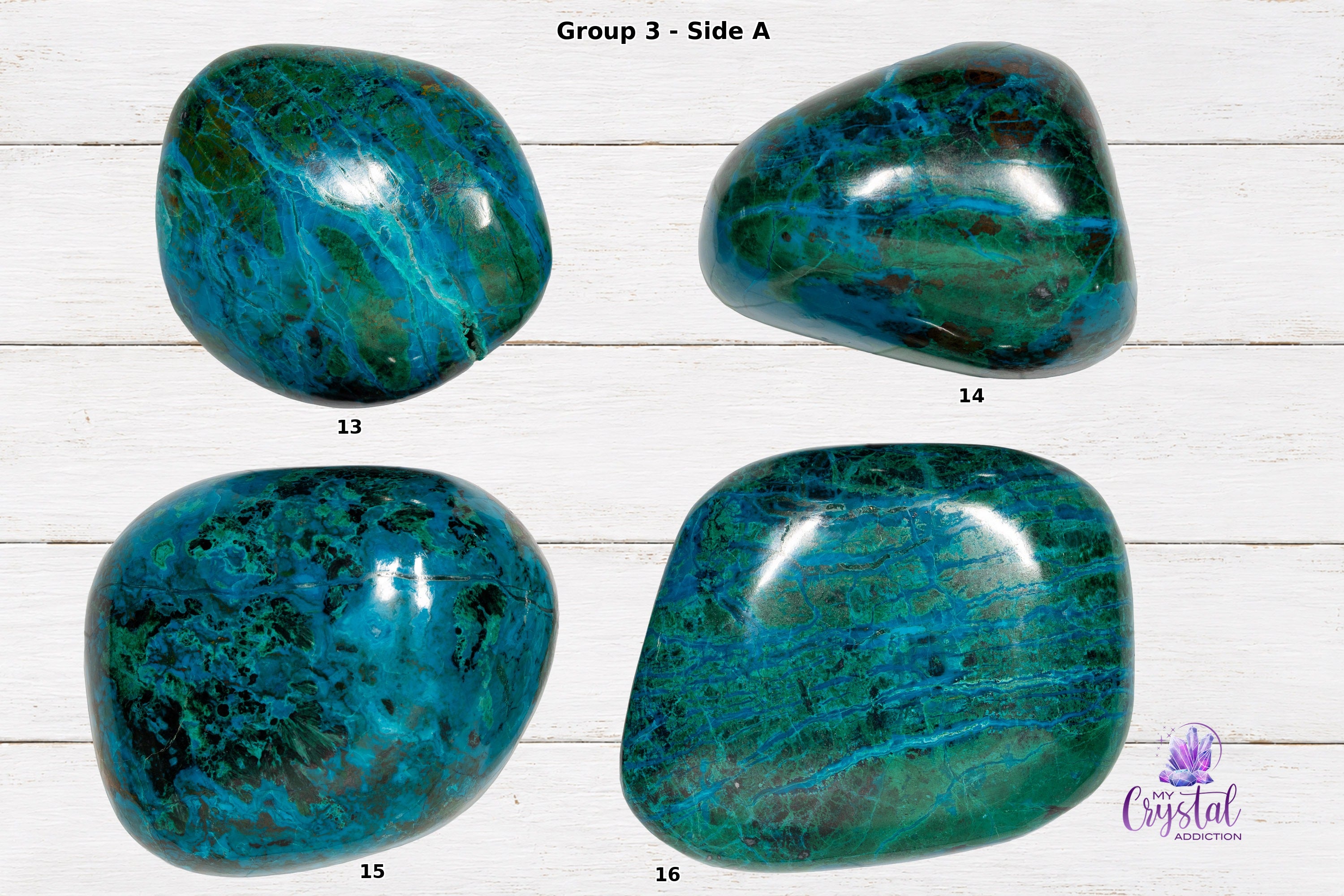 Chrysocolla Freeforms - High Grade - Throat Chakra 06